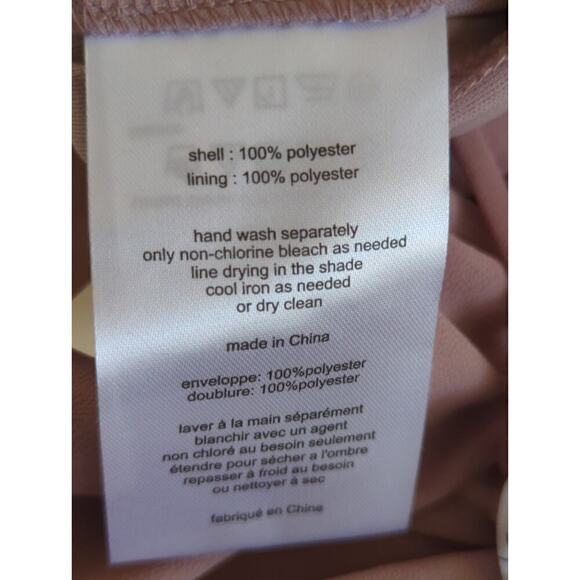 DB Studio Celebrate Womens Smocked Scoop Neck Maxi Dress Quartz Pink Size 12 NWT - Picture 14 of 17